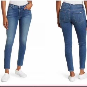 HUDSON W 25 L 28 Blair Mid Rise 5 Pocket Med Wash Skinny Women's Jeans